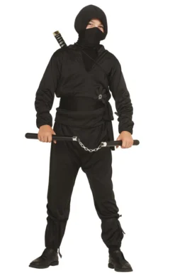 RG Costumes Black Ninja Costume (Child) Boys