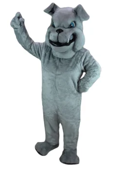 MaskUS Grey Bulldog Mascot Costume Mascot Costumes