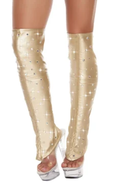 Roma Costume Rhinestone Leg Warmers Accessories