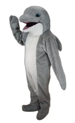 MaskUS Mascot Costumes Grey Dolphin Mascot Costume