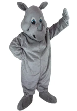 MaskUS Mascot Costumes Happy Rhino Mascot Costume