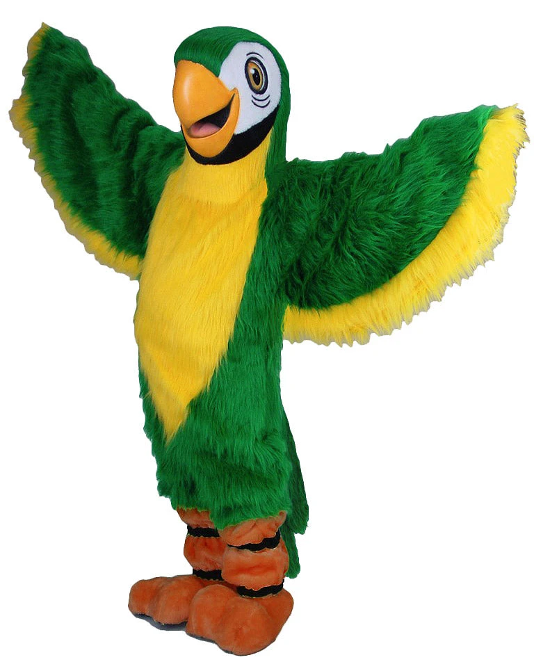 MaskUS Mascot Costumes Green Parrot Mascot Costume 3 MaskUS Mascot Costumes Green Parrot Mascot Costume
