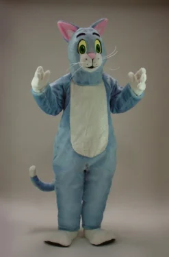 MaskUS Blue Cat Mascot Costume