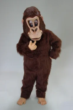 MaskUS Brown Gorilla Mascot Costume Mascot Costumes