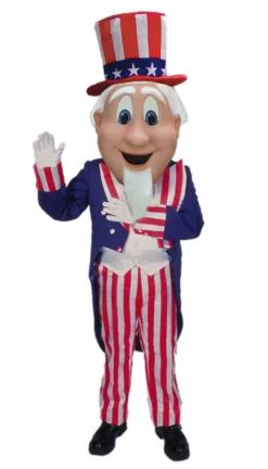 MaskUS Uncle Sam Patriotic Mascot Costume Mascot Costumes