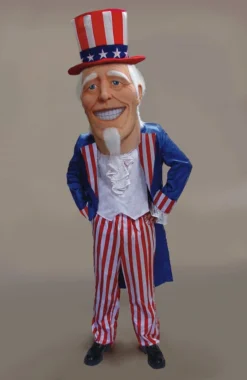 MaskUS Uncle Sam Mascot Costume Mascot Costumes