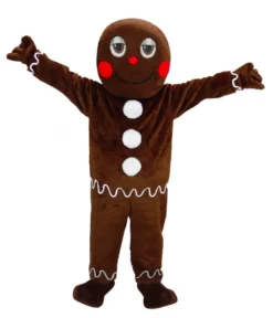 MaskUS Gingerbread Man Mascot Costume