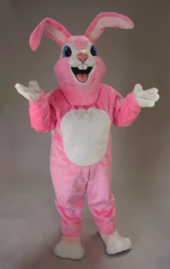 MaskUS Pink Rabbit Mascot Costume Mascot Costumes