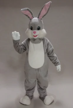 MaskUS Grey Easter Bunny Rabbit Mascot Costume