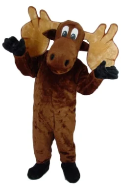 MaskUS Mascot Costumes Cartoon Moose Mascot Costume