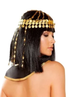 Roma Costume Accessories Gold Coin Headpiece