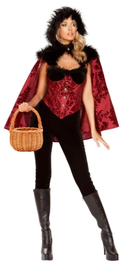 Roma Costume Little Dark Red Riding Hood Womens Costumes