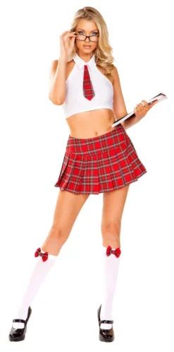 Roma Costume School Girl Nerd Costume