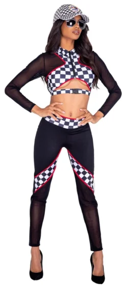 Roma Costume Sexy Race Car Driver Womens Costumes