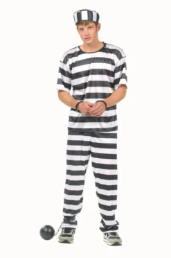 RG Costumes Mens Costumes Convict Costume (Teen)