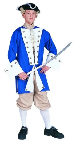 RG Costumes Colonial Captain Costume (Blue)