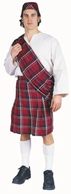 RG Costumes Mens Costumes Scottish Highlander Kilt