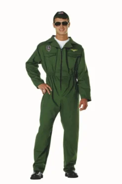 RG Costumes Top Gun Air Force Pilot Costume Mens Costumes