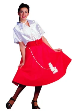 RG Costumes Womens Costumes Poodle Skirt W/ Blouse 50s Dress