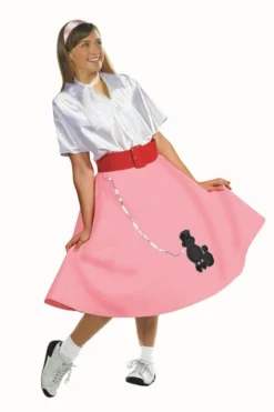 RG Costumes Womens Costumes Poodle Skirt W/ Blouse 50s Dress