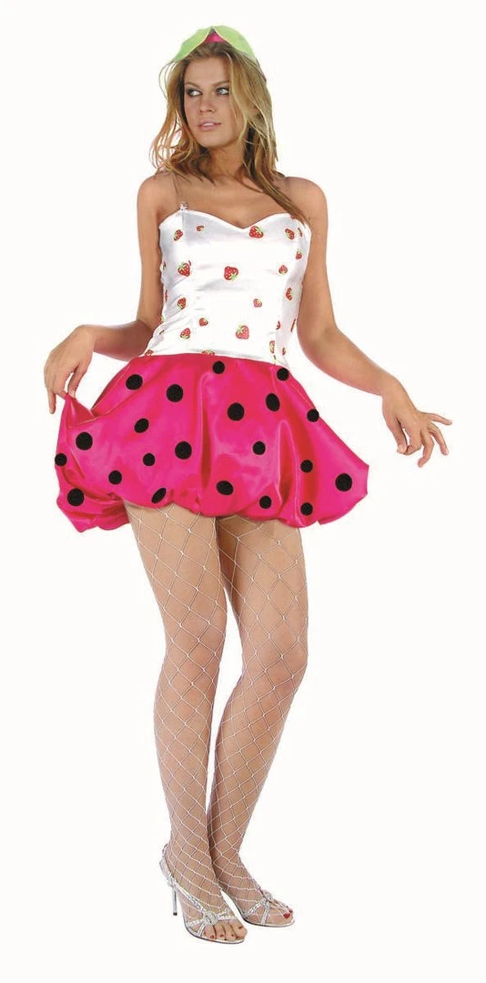 RG Costumes Strawberry Puff Costume Womens Costumes 3 RG Costumes Strawberry Puff Costume Womens Costumes