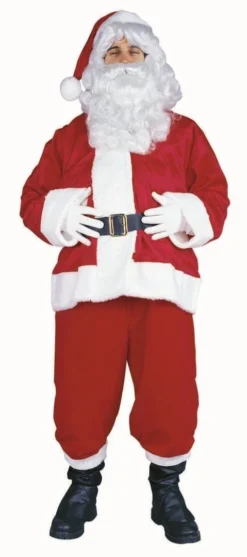 RG Costumes Santa Costume (Velboa) Mens Costumes