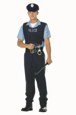 RG Costumes Mens Costumes Law Enforcer Police Costume (XL)