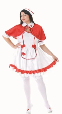 RG Costumes Caped Nurse Costume (Plus) Womens Costumes
