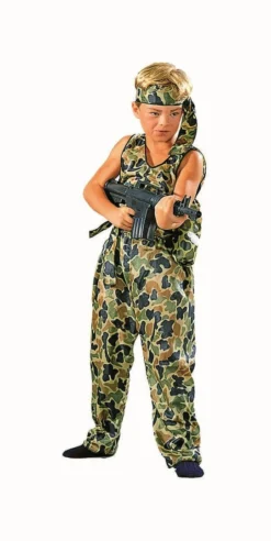RG Costumes Jungle Fighter Soldier Costume (Child)