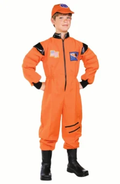 RG Costumes Boys Astronaut Costume Orange (Child)