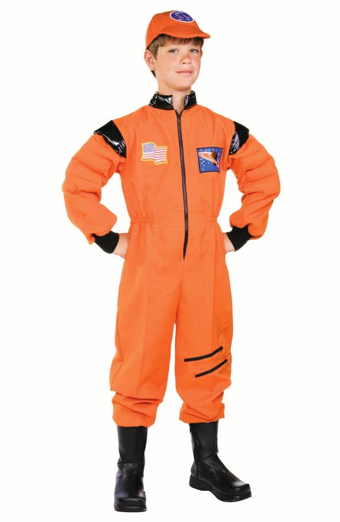 RG Costumes Boys Astronaut Costume Orange (Child) 3 RG Costumes Boys Astronaut Costume Orange (Child)