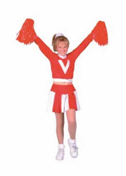 RG Costumes Girls Cheerleader Red (Child) Costume