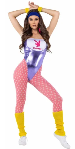 Roma Costume Playboy 80s Fitness