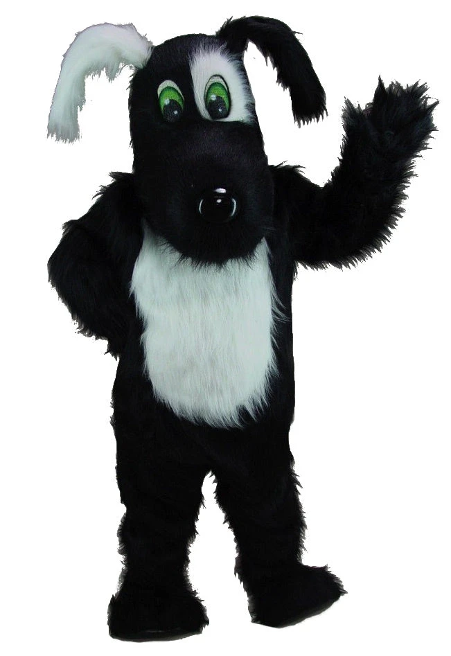 MaskUS Blackie Dog Mascot Costume 3 MaskUS Blackie Dog Mascot Costume