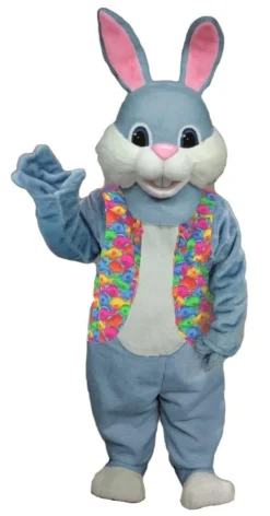 MaskUS Blue Bunny Mascot