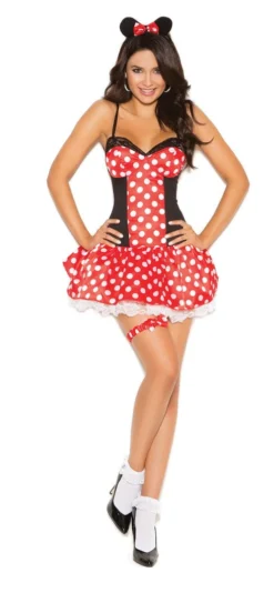 Elegant Moments Miss Mouse Costume Plus Sizes