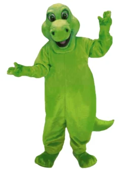 MaskUS Mascot Costumes Green Dinosaur Mascot Costume