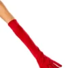 Roma Costume Red Satin Gloves Accessories