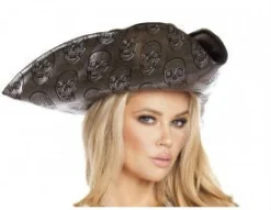 Roma Costume Skull Pirate Hat