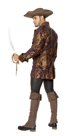 Roma Costume Mens Costumes Deluxe Brocade Pirate Jacket