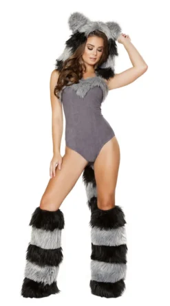 Roma Costume Furry Raccoon Costume Womens Costumes
