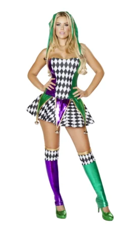 Roma Costume Mischievous Jester Costume Womens Costumes