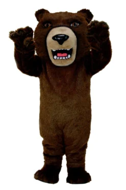 MaskUS Brown Grizzly Bear Mascot (Thermolite) Mascot Costumes