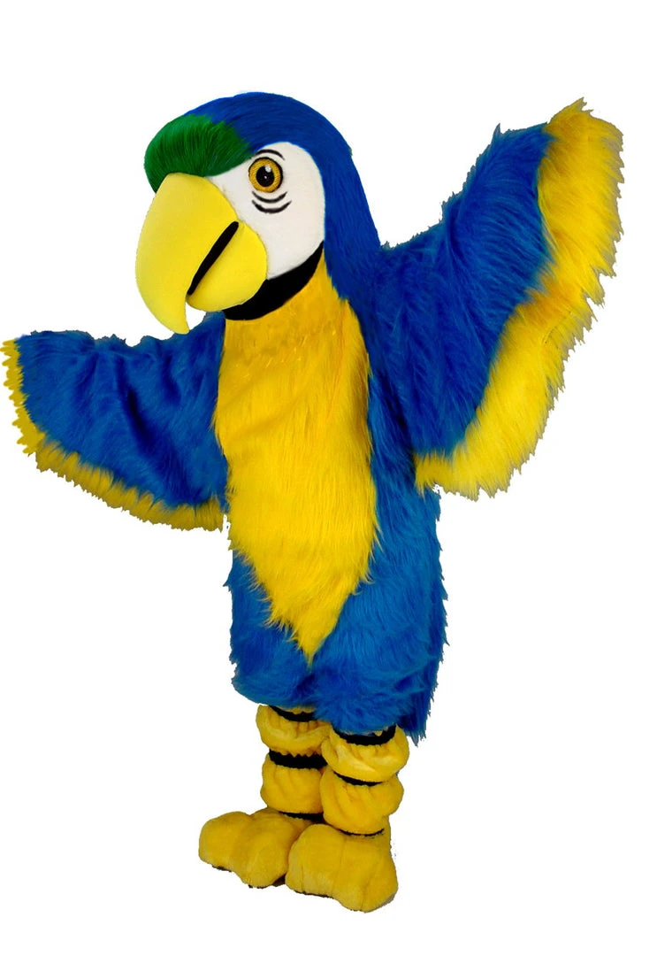 MaskUS Blue Macaw Bird Mascot Costume (Thermolite) Mascot Costumes 3 MaskUS Blue Macaw Bird Mascot Costume (Thermolite) Mascot Costumes