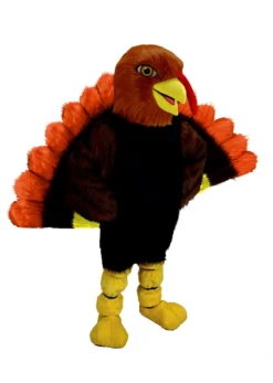 MaskUS Thanksgiving Turkey Mascot Bird Costume (Thermolite) Mascot Costumes