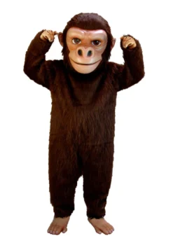 MaskUS Mascot Costumes Brown Gorilla Mascot Costume (Thermolite)