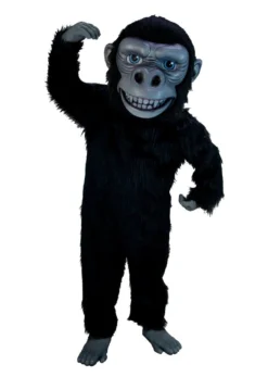 MaskUS Black Gorilla Mascot Costume (Thermolite)