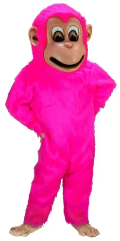 MaskUS Pink Monkey Mascot Costume (Thermolite) Mascot Costumes