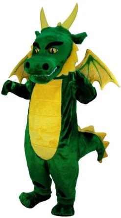 MaskUS Mascot Costumes Green Dragon Mascot Costume (Thermolite)