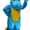 MaskUS Light Blue Dinosaur Mascot Costume (Thermolite) Mascot Costumes